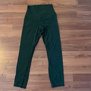 Lululemon Athletica size 2 green Align pants